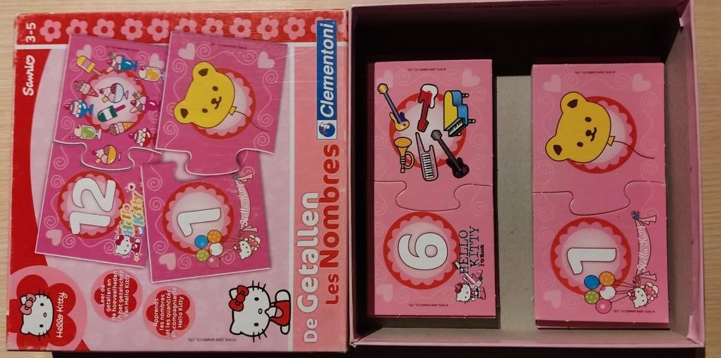 Kinderpuzzel getallen, Ophalen, Minder dan 10 stukjes, Gebruikt, 2 tot 4 jaar