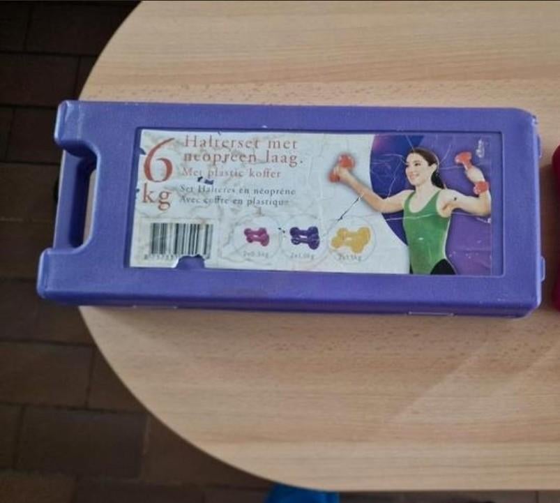 Halters 6 kilo, Sport en Fitness, Fitnessapparatuur, Zo goed als nieuw, Ophalen