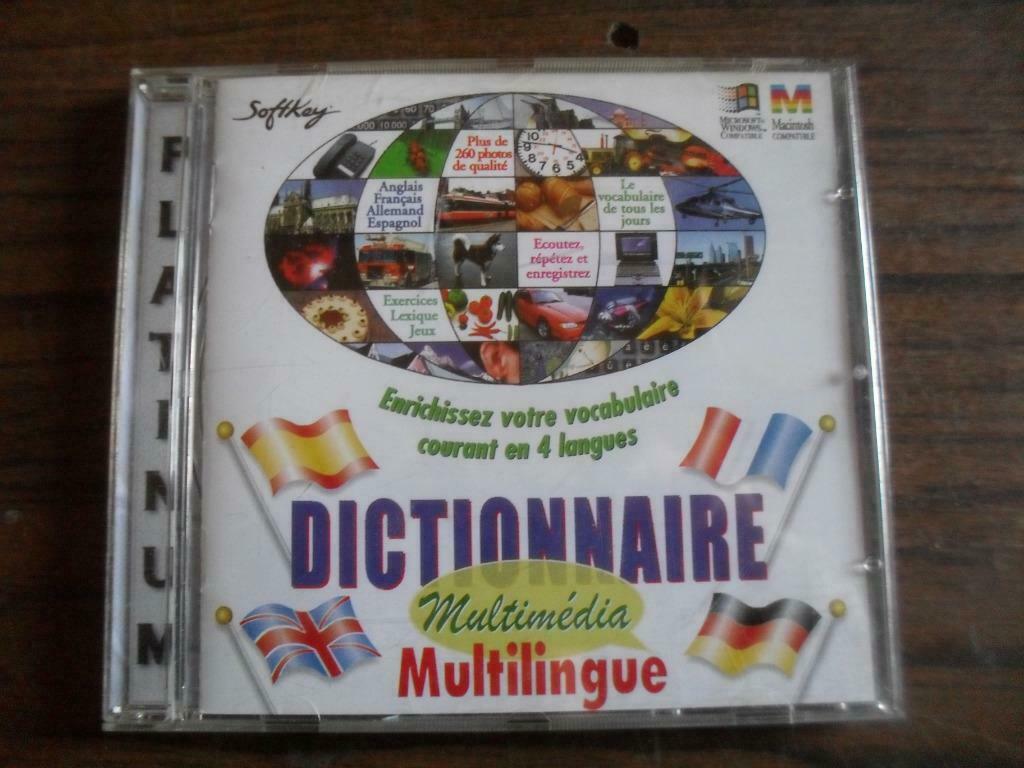 Meertalig woordenboek voor pc Frans, Spaans, Engels, Ophalen, Zo goed als nieuw, Windows