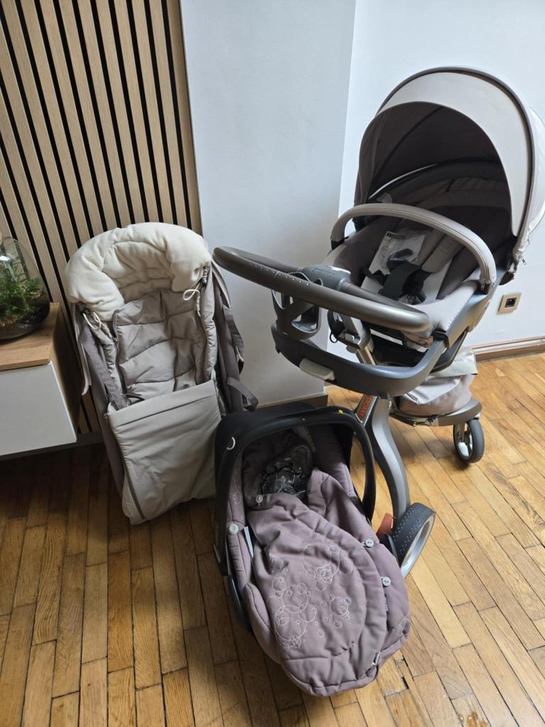 Poussette stokke xplory beige, Enfants & Bébés, Enlèvement, Utilisé, Poussette, Autres marques
