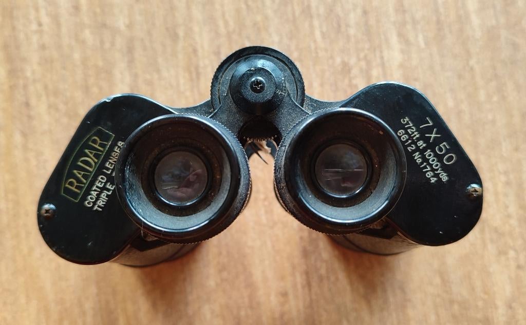 Vintage optische verrekijker 7x50 Radar Douane, Ophalen, Rijkswacht, Overige typen