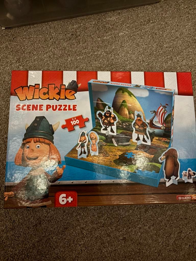 Wicky de Viking scene puzzel, Ophalen, Zo goed als nieuw
