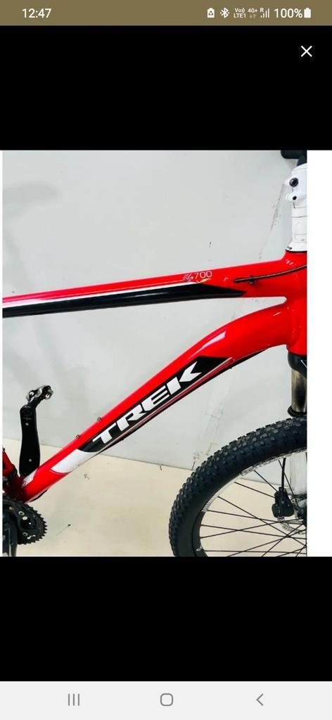 vtt trek, Enlèvement, Utilisé