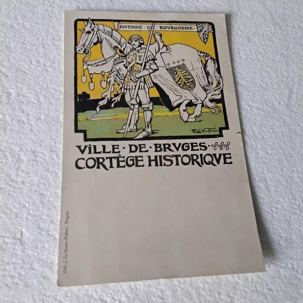 Carte postale ancienne « Ville de Bruges », Enlèvement ou Envoi