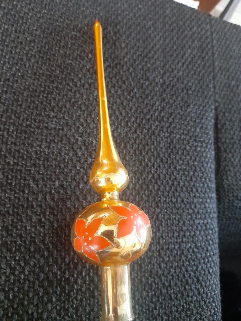 Ancien pic de Noël en verre des années 1960, Enlèvement ou Envoi, Utilisé