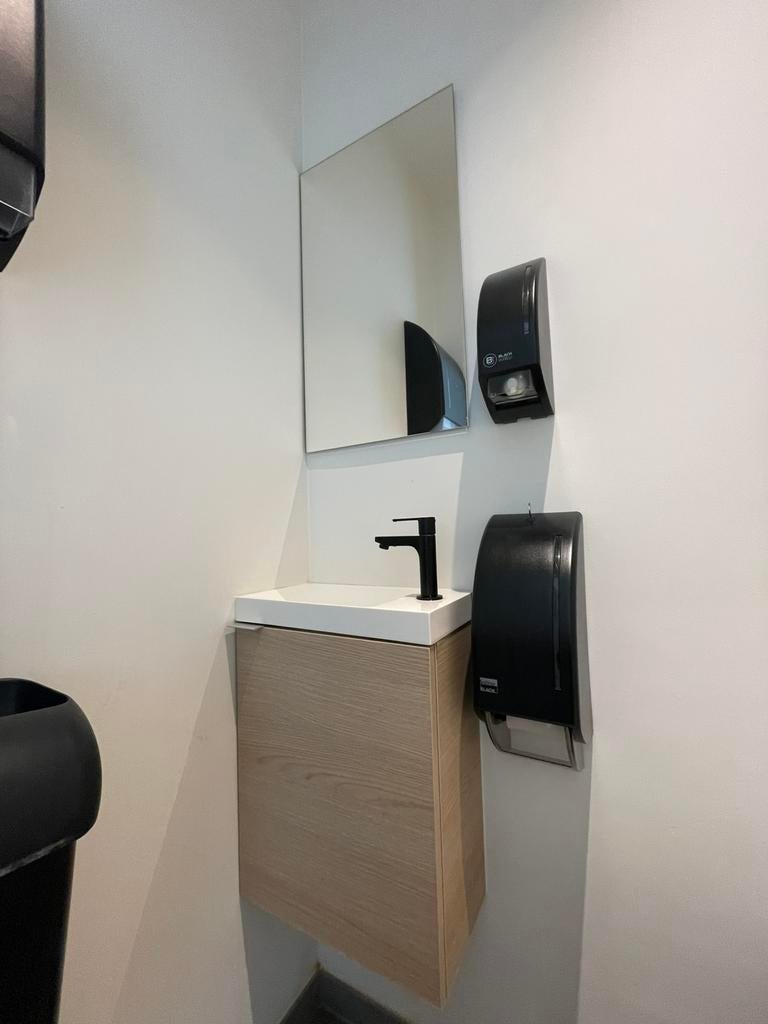 Fonteinset met spiegel en kraan, Doe-het-zelf en Bouw, Ophalen, Wastafel