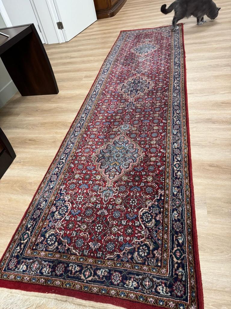 Bidjar handgeknoopt tapijt, 200 cm ou plus, Enlèvement, Utilisé, 50 à 100 cm