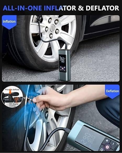Draadloze mini-compressor | Luchtpomp |, Caravans en Kamperen, Luchtpompen, Elektrisch, NEAKHAMER, -, Verzenden