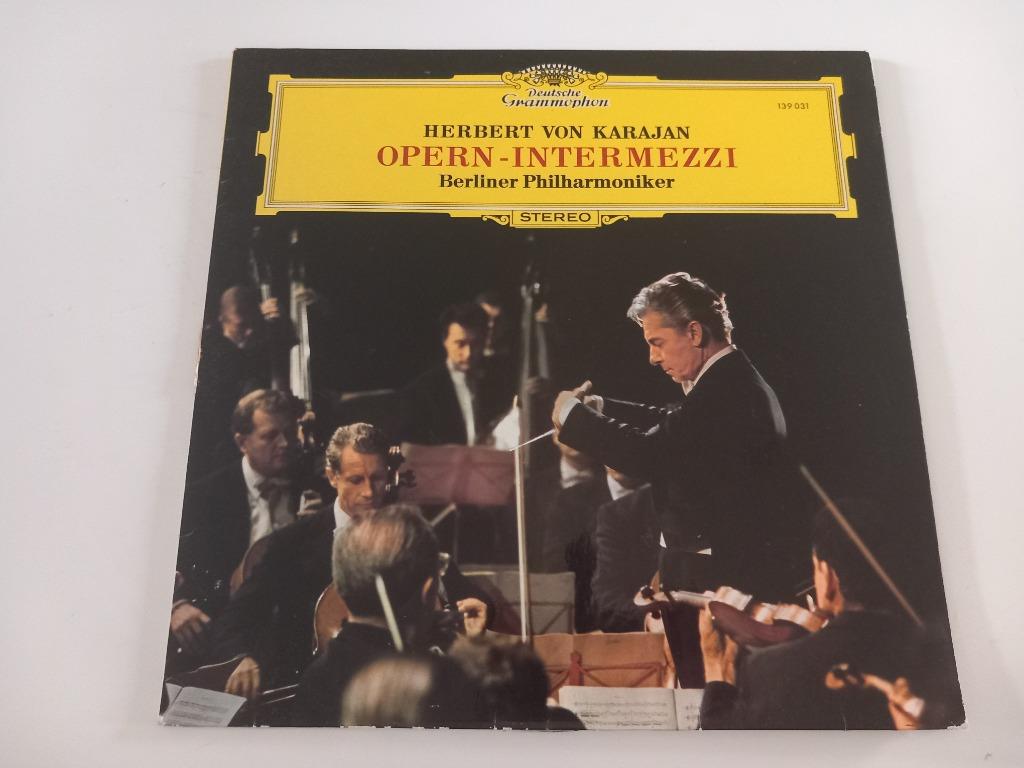 Vinyl LP von Karajan Opern-Intermezzi Filharmonie Berlijn, Verzenden, 12 inch