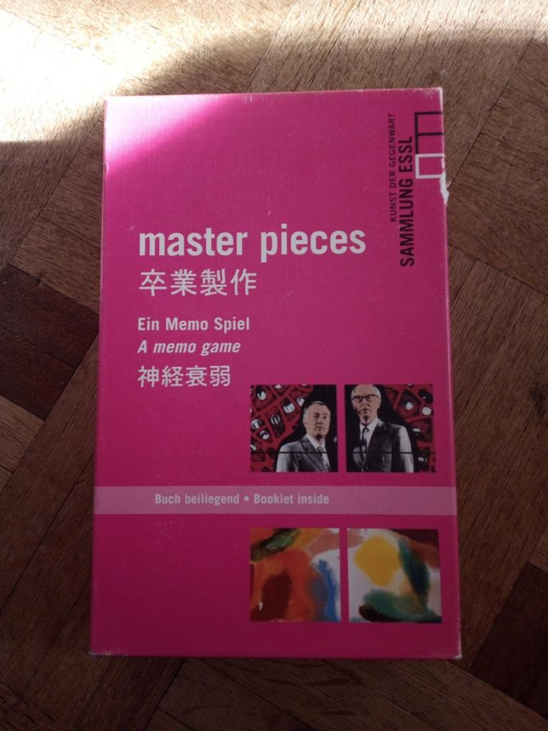 Puzzle Master pieces sammlung essl museum memory game, Enlèvement ou Envoi, Moins de 500 pièces, Utilisé, Puzzle