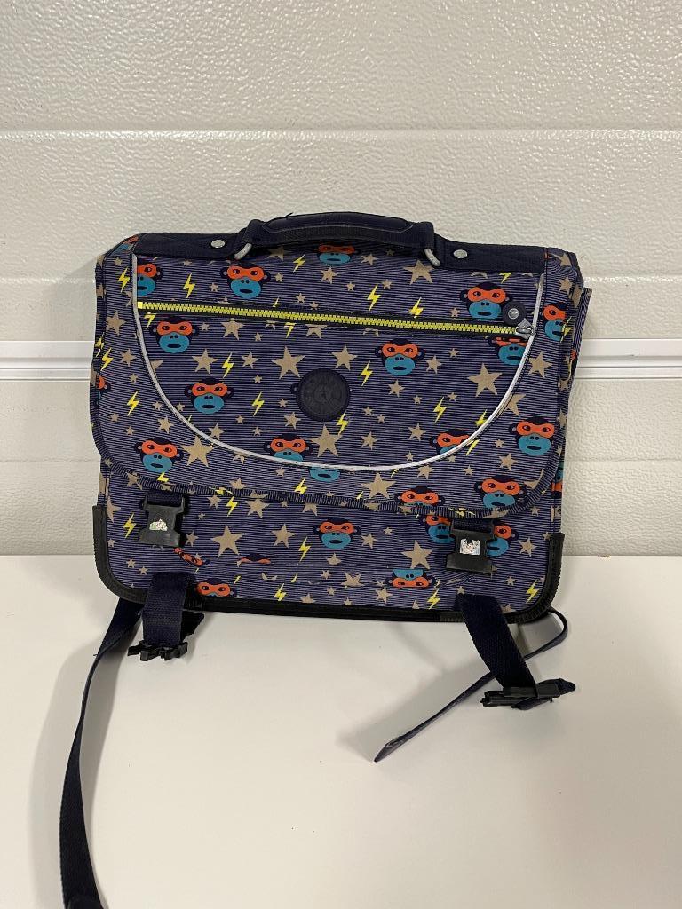 Boekentas Kipling 1ste-2de-3de leerjaar, Ophalen, Gebruikt, Blauw, Rugtas