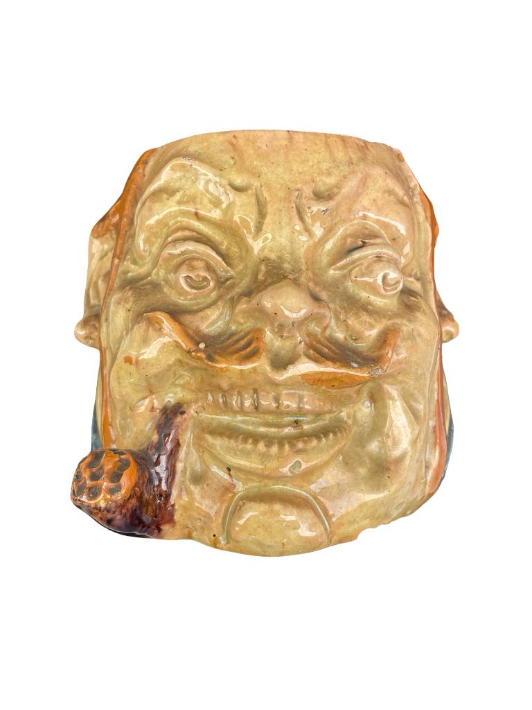 Pot en Terre de Flandre - Céramique tête grotesque pipe, Antiquités & Art, Antiquités | Céramique & Poterie, Enlèvement ou Envoi