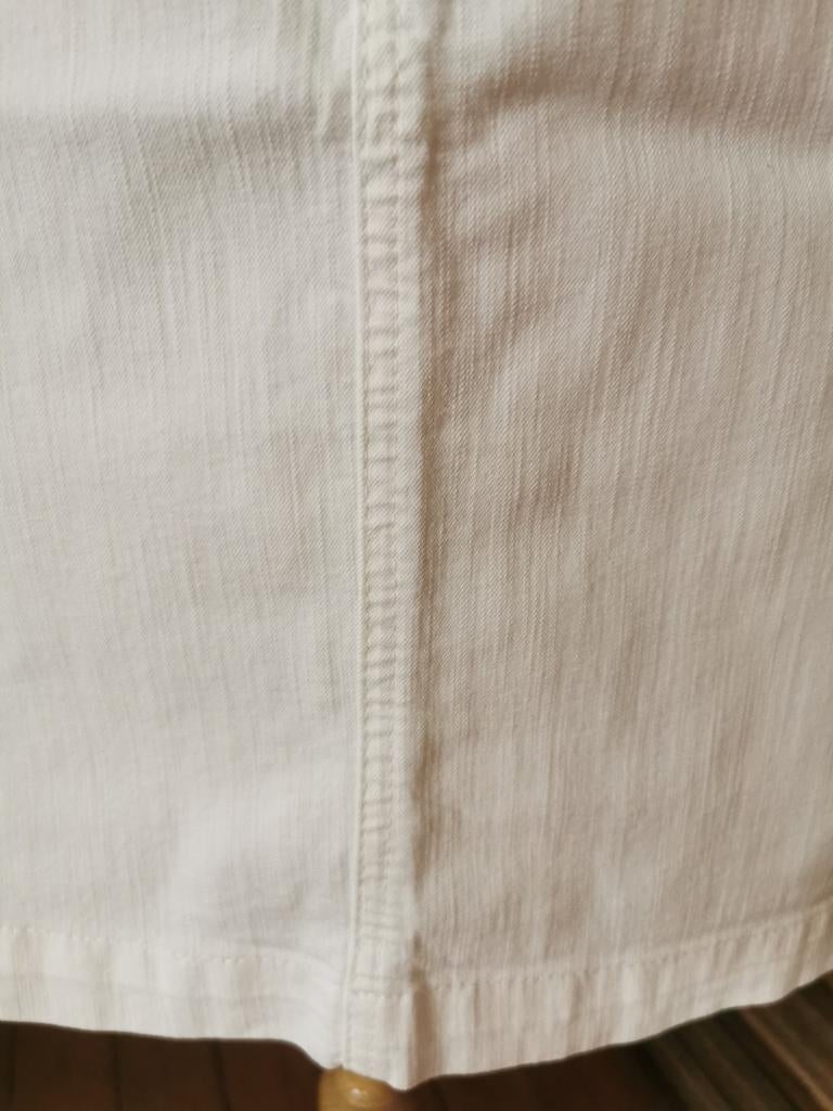 Mooi wit jeans rokje van La Gaviotta, Kleding | Dames, Ophalen of Verzenden, Zo goed als nieuw, Maat 38/40 (M), Wit
