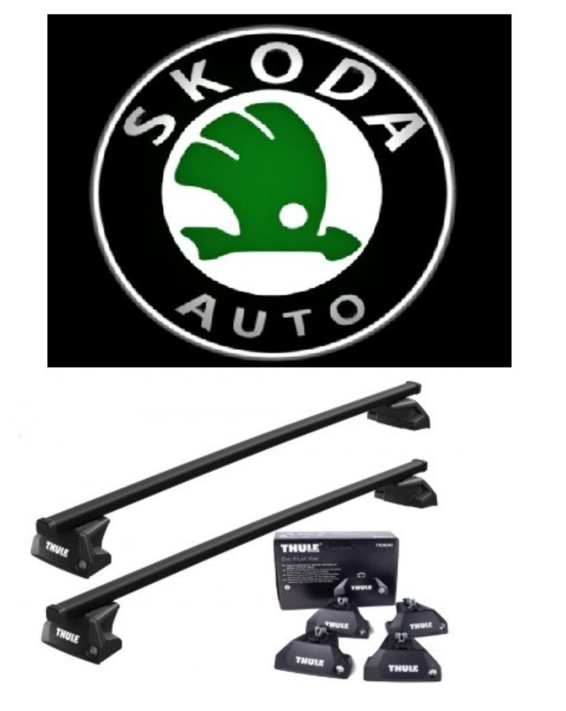 Barres de toit THULE à louer pour SKODA, Enlèvement, Comme neuf