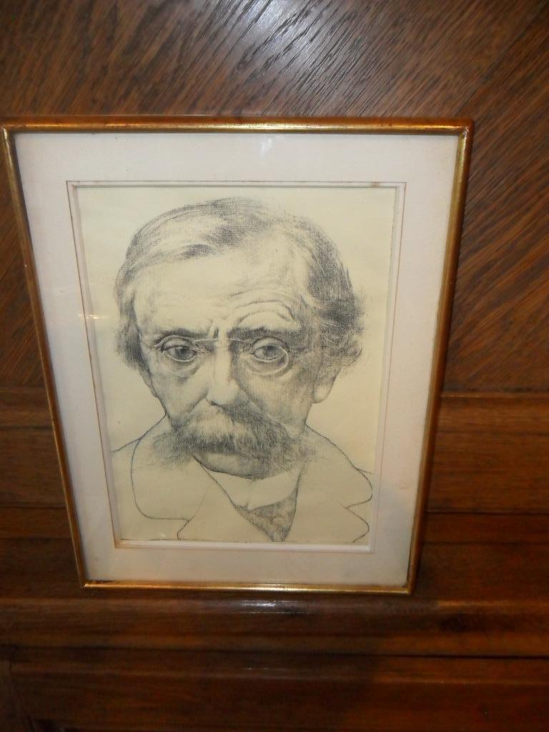 Lithografie van Anto Carte (Mons 1886-Elsene 1954), Antiek en Kunst, Ophalen of Verzenden