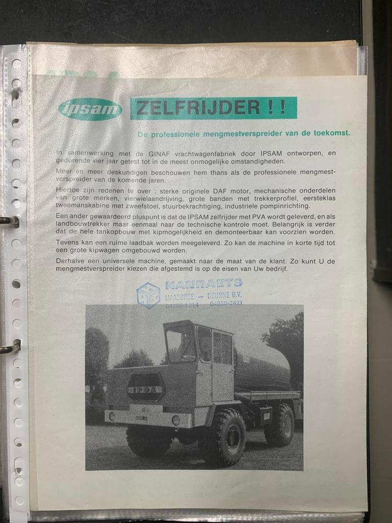 GEZOCHT; Ipsam en Decov folders, Boeken, Ophalen of Verzenden, Folder