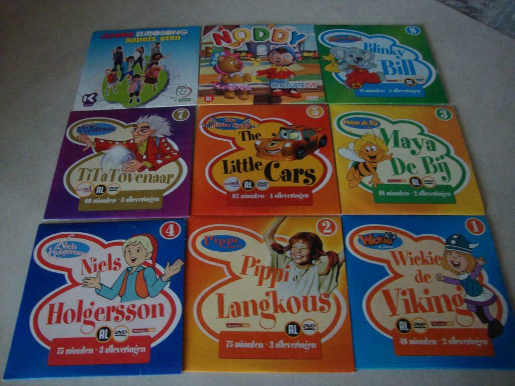 9 kinderverhalen ( films) op  dvd’s in mapjes voor, Ophalen of Verzenden, Overige genres, Film