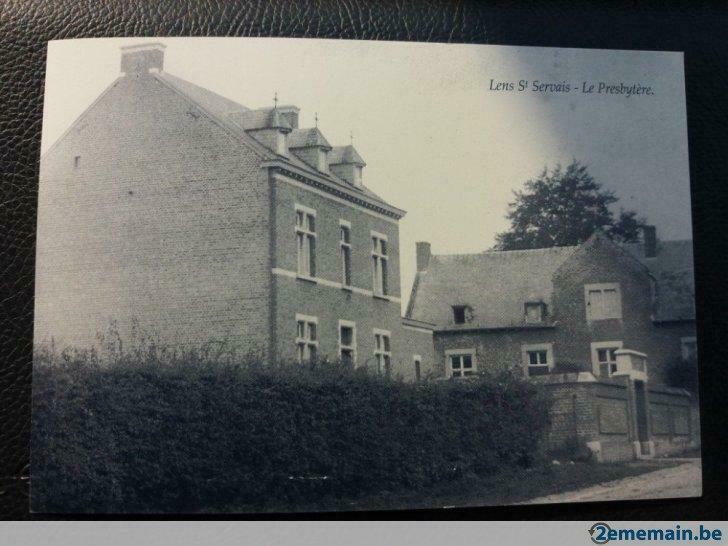carte postale lens st servais le presbytère