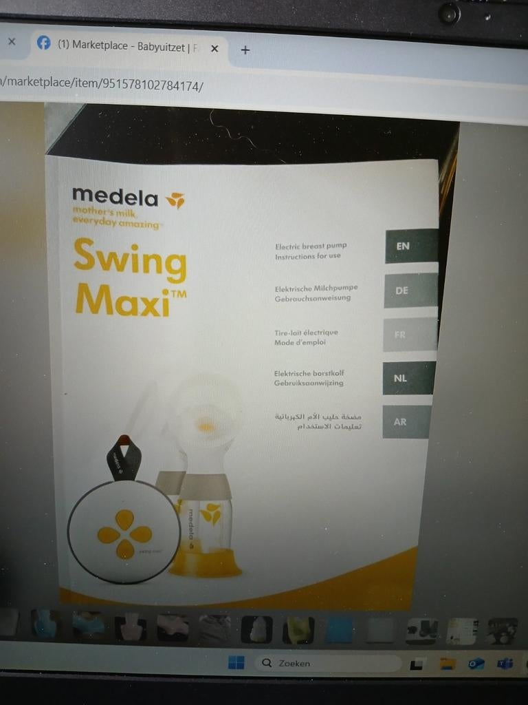 Medela swing maxi borstvoedingsset en extra flesjes, Ophalen of Verzenden, Zo goed als nieuw