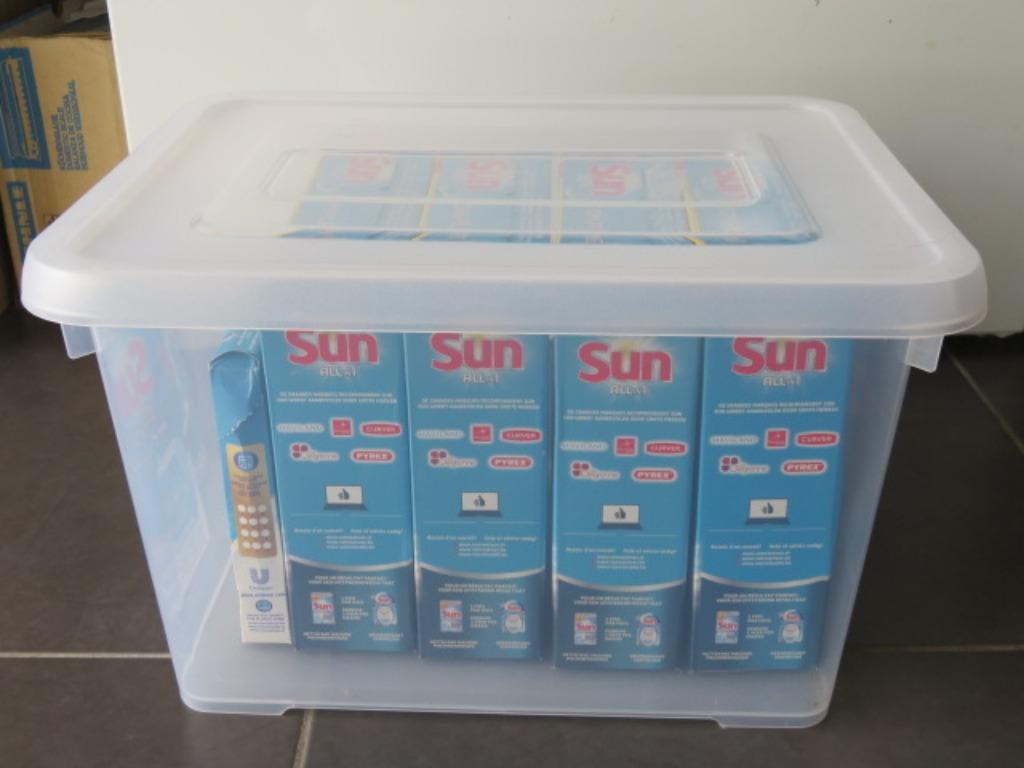 doos met vaatwastabletten : Sun -- ongeopend, Huis en Inrichting, Schoonmaakartikelen, Ophalen of Verzenden, Overige typen