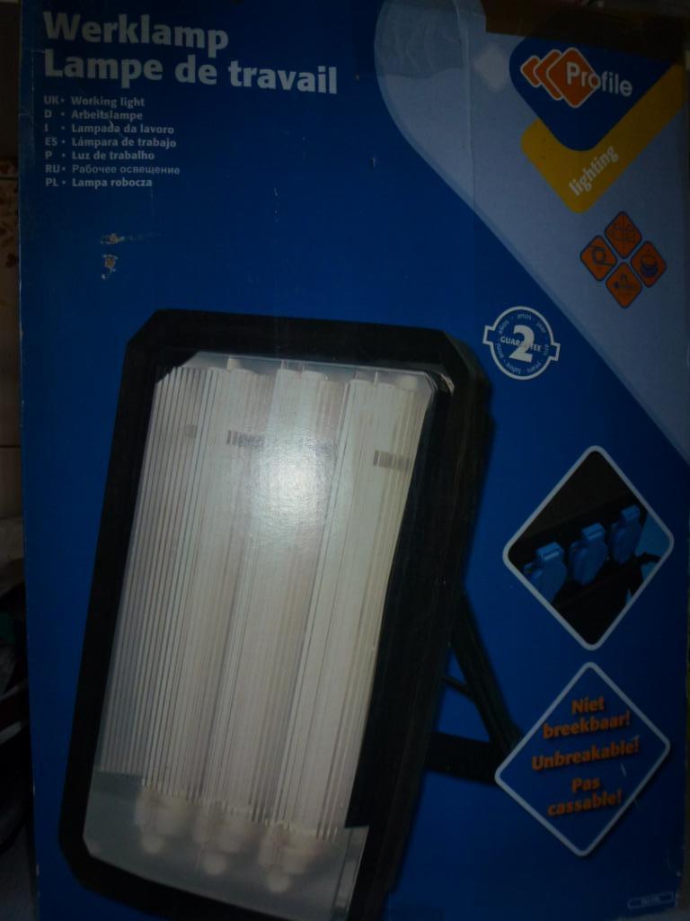 Werklamp, Enlèvement, Comme neuf