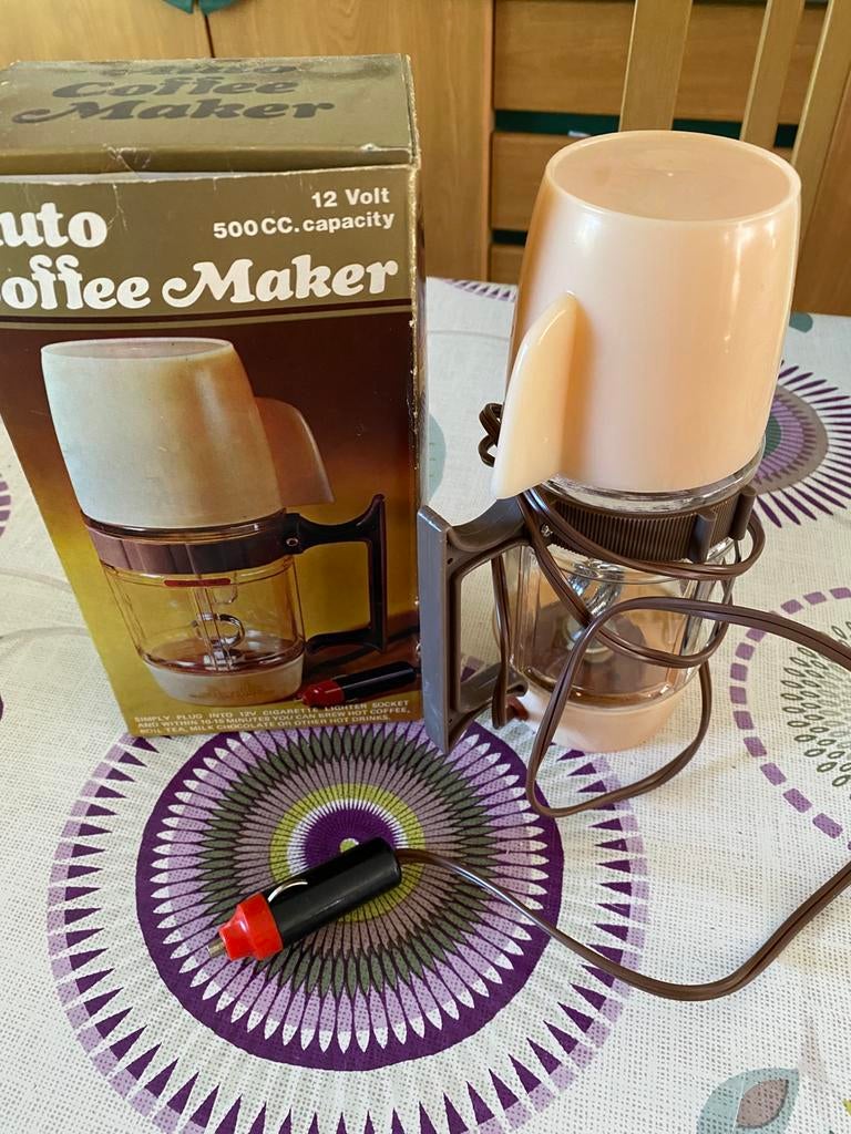 Vintage 70s Auto Coffee Maker – 500 cc – Jamais utilisé, Electroménager, Enlèvement ou Envoi