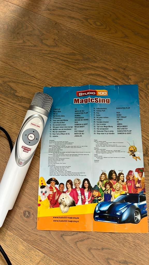 Magic Sing Studio 100 karaoke microfoon, Ophalen, Zo goed als nieuw