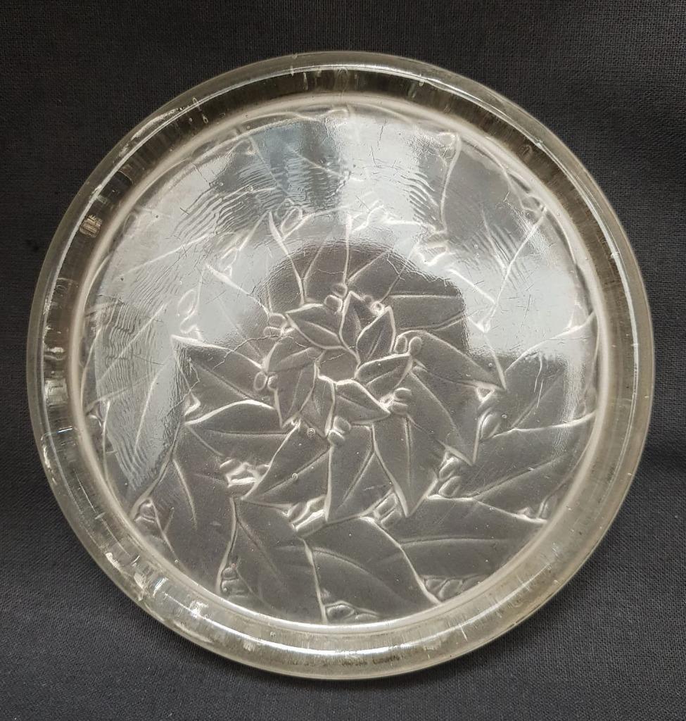 Flesonderzetter Art Deco glas, Ophalen of Verzenden