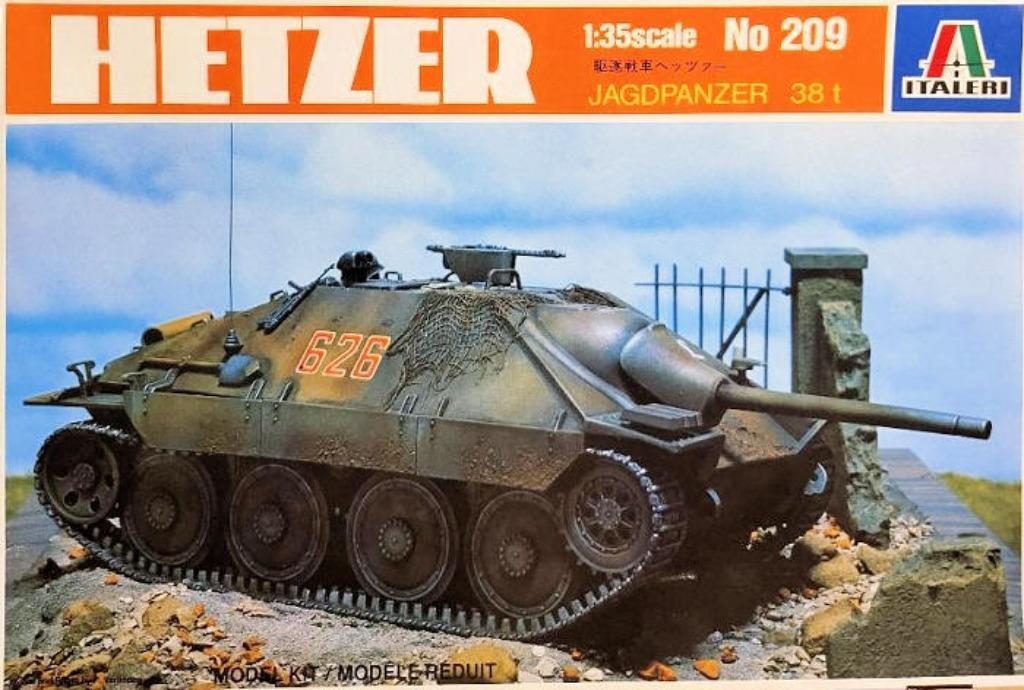 gezocht hetzer 1/35 onderdelen italeri, Enlèvement ou Envoi, 1:32 à 1:50, Tank, Italeri