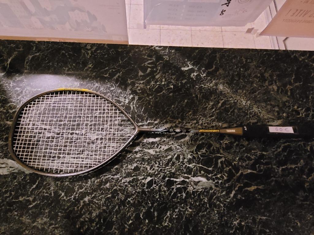 yashima jetstream badmintonracket, Sport en Fitness, Ophalen of Verzenden, Zo goed als nieuw, Racket(s)