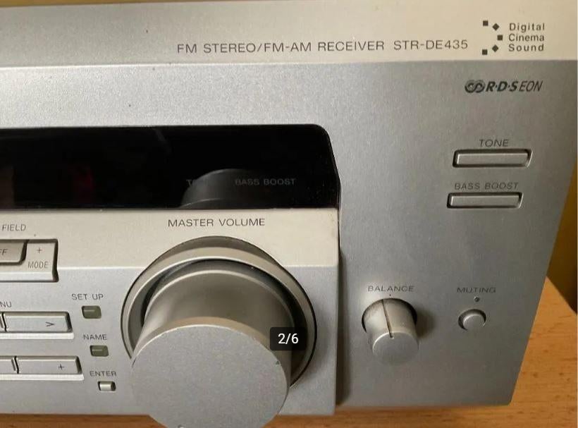 Sony. str-de 435 Surround, Ophalen, Zo goed als nieuw, 60 tot 120 watt, Sony