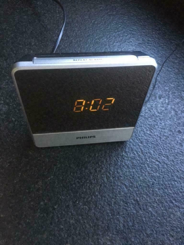 Klokradio Philips AJ3231, Elektronische apparatuur, Wekkers, Gebruikt, Digitaal, Ophalen of Verzenden