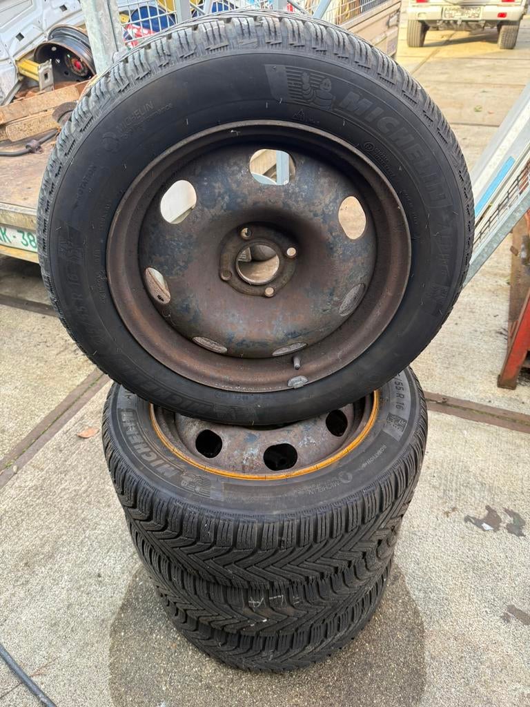 Winterwielen berlingo partner Michelin 215/55 R16, Ophalen