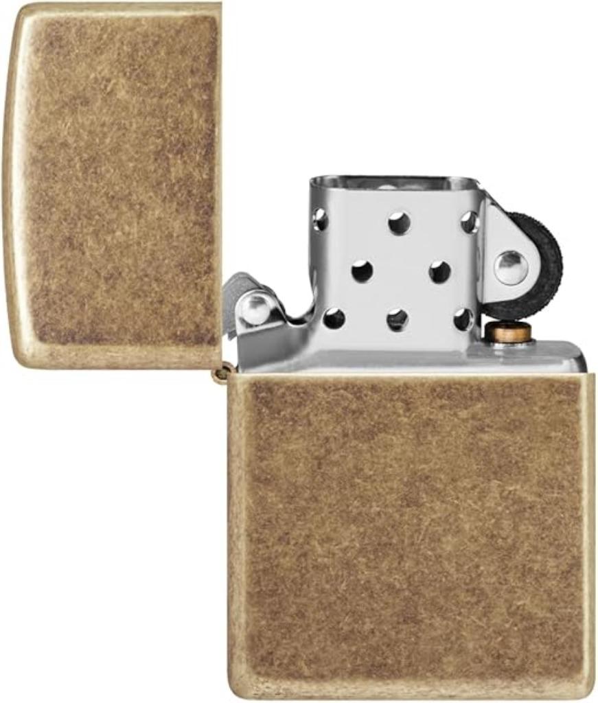 Briquet Zippo en laiton antique LIVRAISON RAPIDE ET GRATUITE, Envoi, Neuf, Briquet