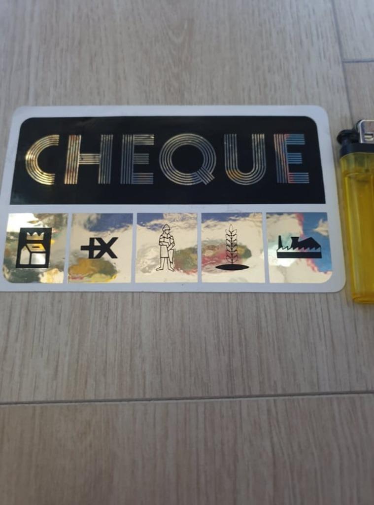 Sticker Cheque, Enlèvement ou Envoi