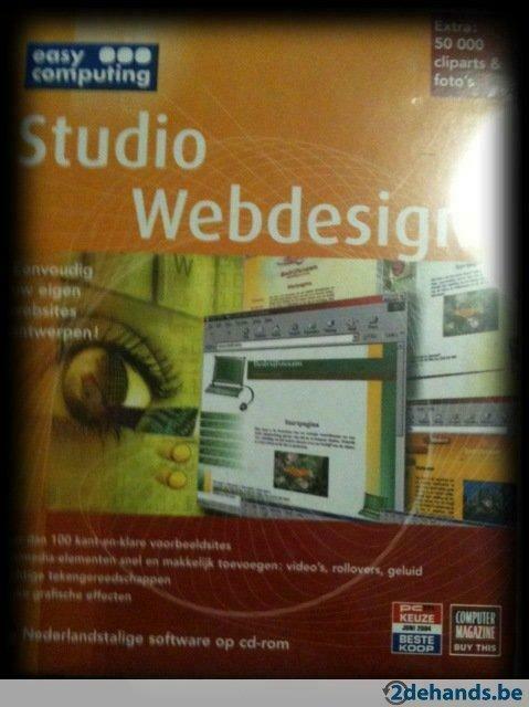 Studio Webdesign, Nieuw in verpakking, Computers en Software, Ophalen, Nieuw