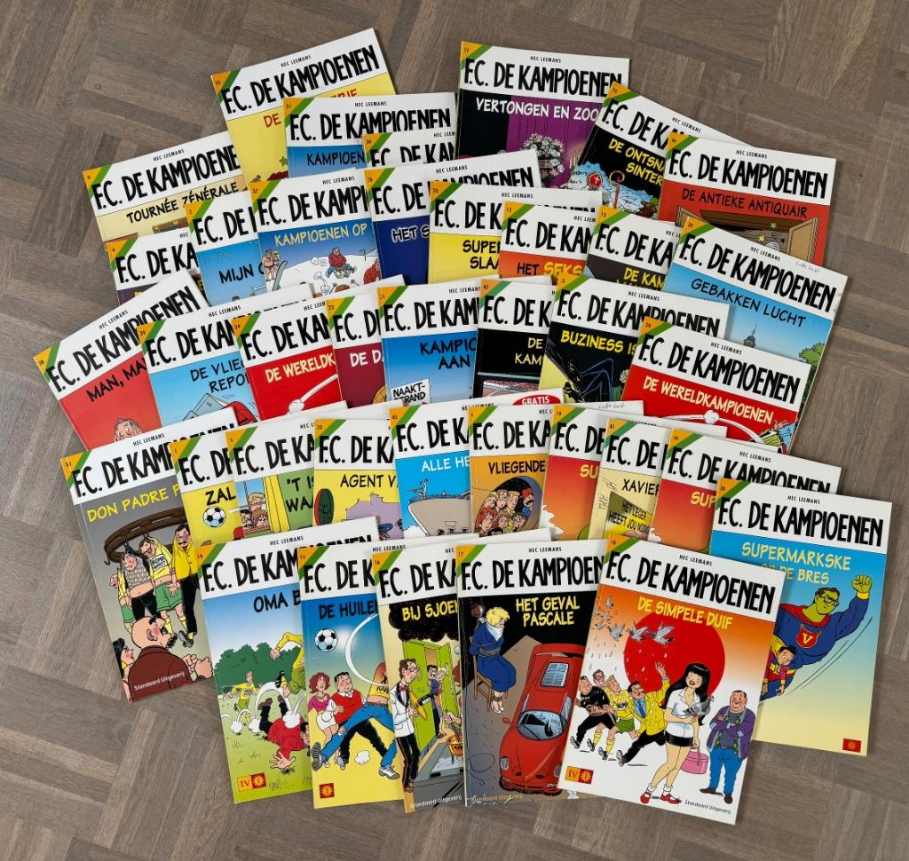 Strips, Boeken, Meerdere stripboeken, Ophalen, Zo goed als nieuw, Hec Leemans