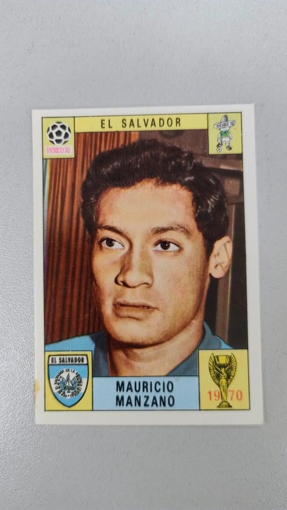 Panini Mexico 70 : El Salvador - Mauricio Manzano., Enlèvement ou Envoi, Comme neuf