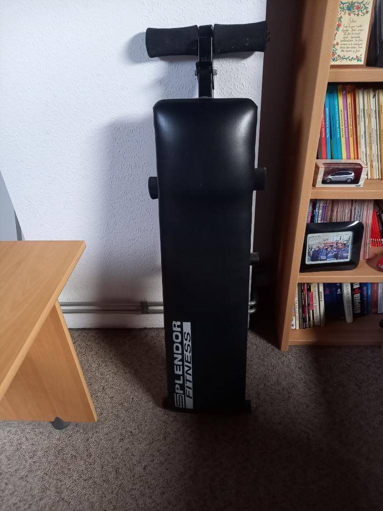 Planche abdominale et de musculation, Enlèvement, Comme neuf, Bras, Banc d'exercice