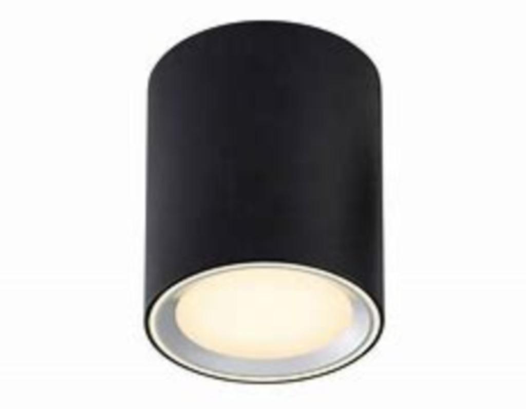 Plafondspot met led : zwart, Ophalen of Verzenden, Nieuw, Plafondspot of Wandspot