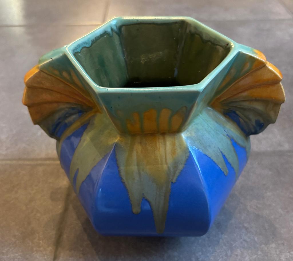 Art deco Vaas 'Ceramique de Bruxelles', Antiek en Kunst, Antiek | Vazen, Ophalen