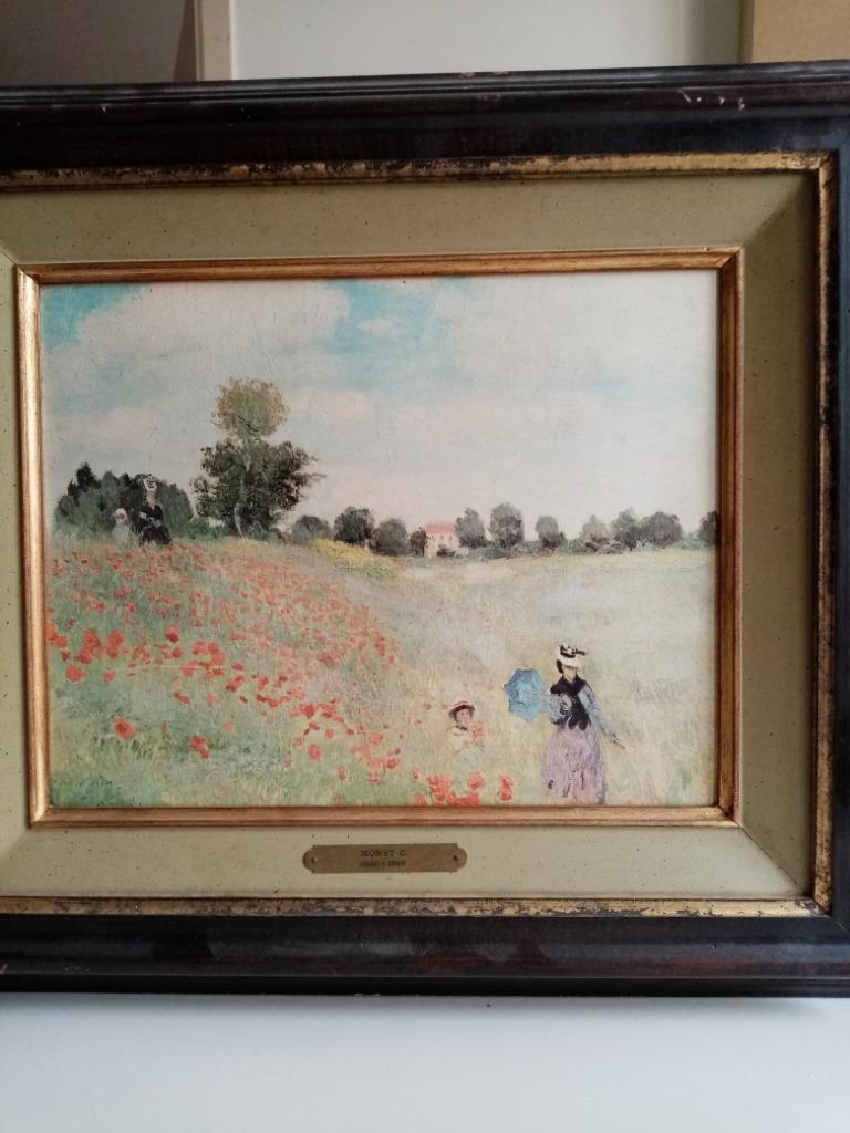 Schilderij Monet, Antiek en Kunst, Ophalen