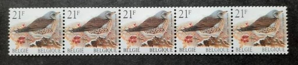 Belgique : COB 2792-R89 ** Oiseaux 1999., Sans timbre, Neuf, Enlèvement ou Envoi, Non oblitéré