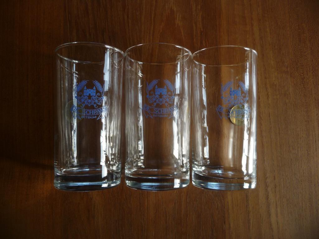 3 glazen De Schrans Betekom, Verzamelen, Ophalen of Verzenden, Zo goed als nieuw, Glas of Glazen, Overige merken