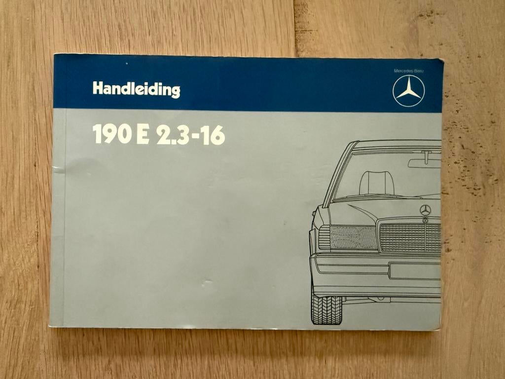 ZELDZAAM Handleiding Mercedes w201 190E 2.3-16 NL, Ophalen