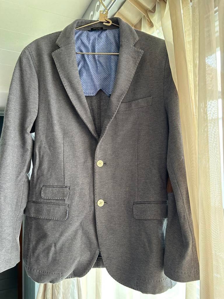 4 Kostume vest/blazer, Gris, Enlèvement, Massimo Dutti, Taille 52/54 (L)