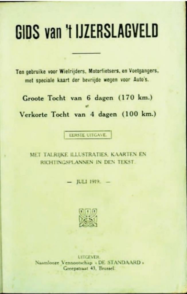 TE KOOP GEVRAAGD: Gids van 't Ijzerslagveld, Boeken, Verzenden, Gelezen
