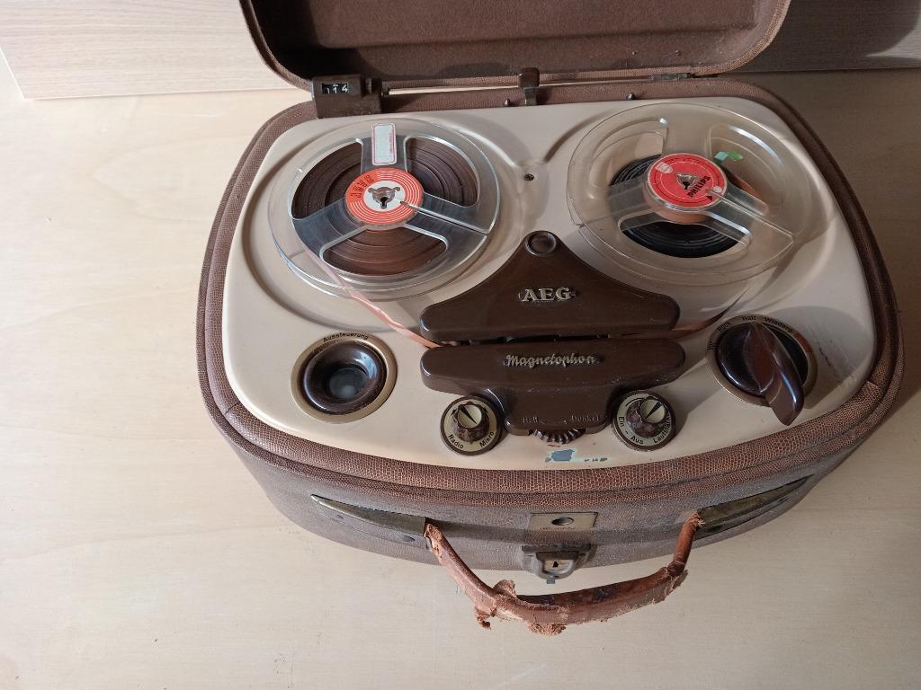 Bandopnemer AEG met lampen, Ophalen of Verzenden, Bandrecorder