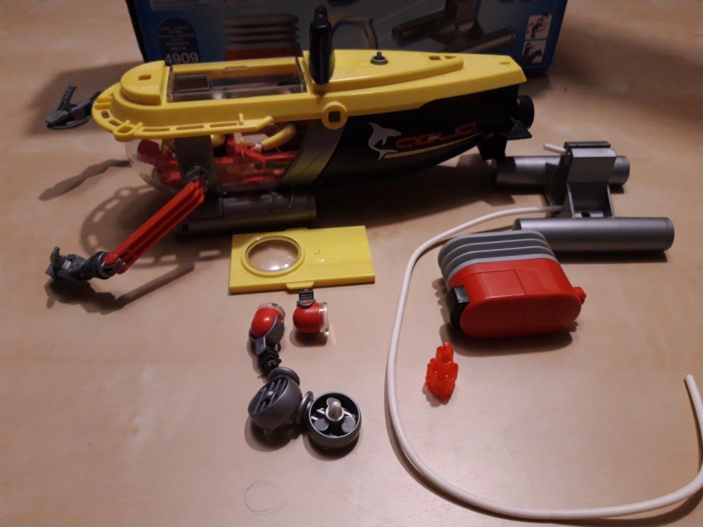 playmobil grote duikboot, Kinderen en Baby's, Speelgoed | Playmobil, Ophalen, Zo goed als nieuw, Complete set