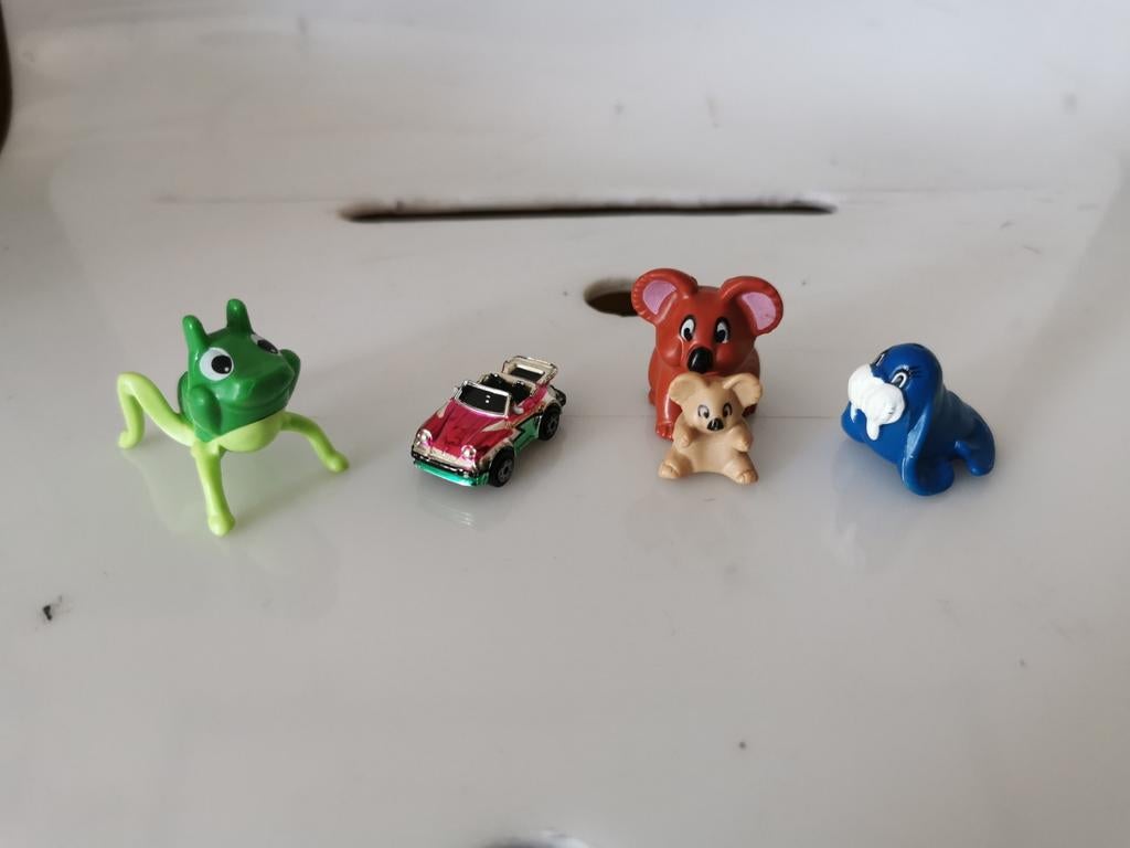 Vintage Kinder Surprise figuurtjes, Ophalen of Verzenden, Gebruikt, Hardplasticfiguren